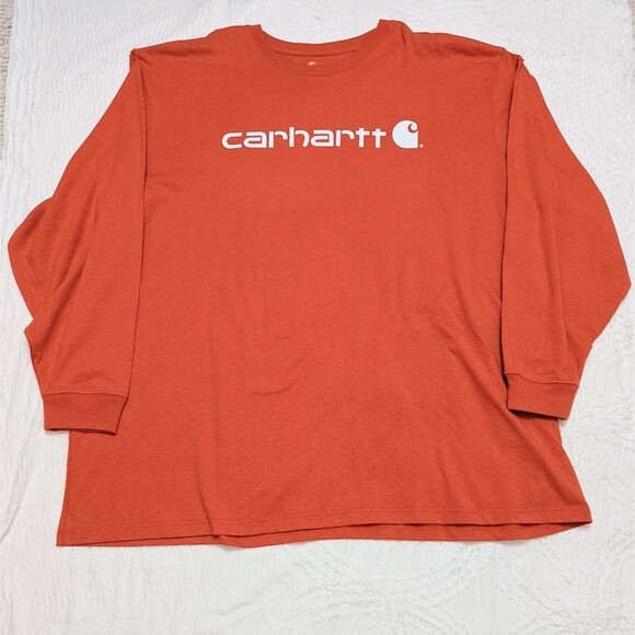 Carhartt Other - Carhartt Men's 4XL Original Fit Long Sleeve Logo Spell Out T-Shirt